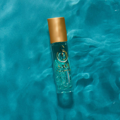 Turquoise 1/4 oz Gemstone Perfume Oil Roll-On by Sage - The Sage Lifestyle